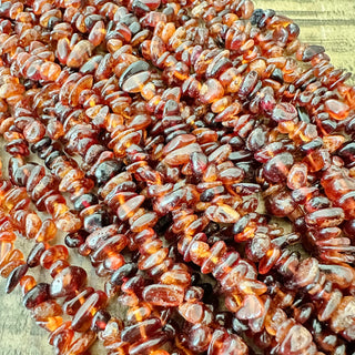 5-8mm Garnet Chip Bead Strand