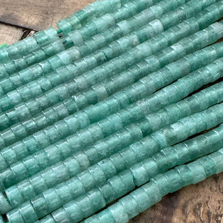 Green Aventurine Heishi Bead Strand - 4x2mm