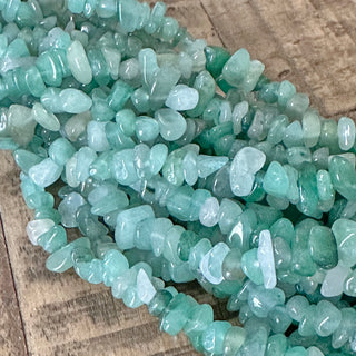 5-8mm Green Aventurine Chip Bead Strand