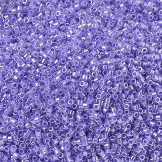 Miyuki Round Delica Beads (DB0249) - 11/0 - Purple Ceylon - 10g Tube