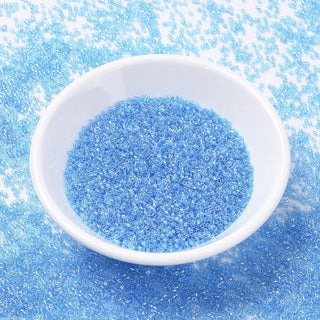 Miyuki Round Delica Beads (DB1229) - 11/0 - Transparent Ocean Blue Luster - 10g Tube