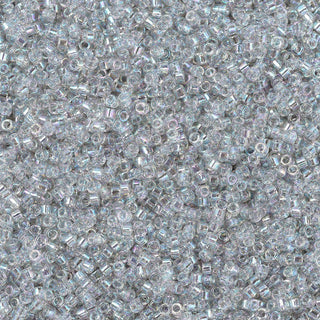 Miyuki Round Delica Beads (DB1251) - 11/0 - Transparent Gray Mist - 10g Tube
