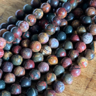 Picasso Jasper Bead Strands - 4mm - 6mm - 8mm