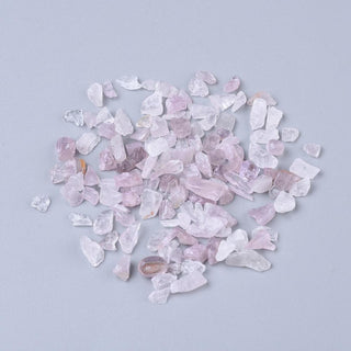 500g Mini Rose Quartz Chip Beads - No Hole