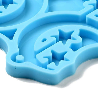 Moons with Stars Pendant Silicone Mold