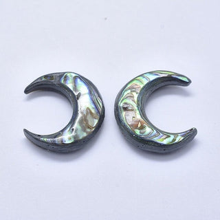 20mm Abalone Shell Moon Cabochon