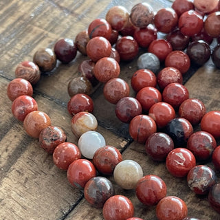 Red Jasper Bead Strand - 4mm - 6mm - 8mm