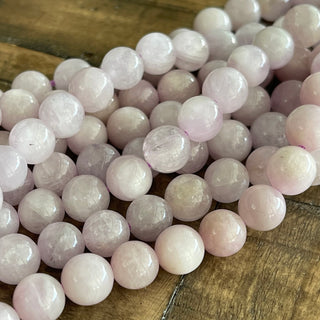 8mm Grade A Pink Kunzite Bead Strand