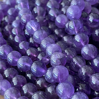 Amethyst Bead Strands - 4mm - 8mm