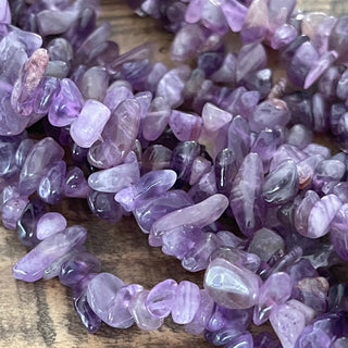 5-8mm Amethyst Chip Bead Strand - Great Quality