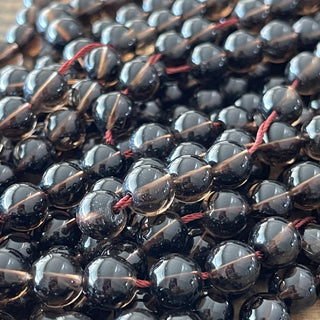 Smoky Quartz Bead Strand - 6mm - 8mm