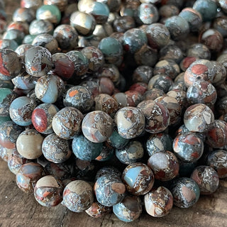 8mm Aqua Terra Jasper Bead Strand