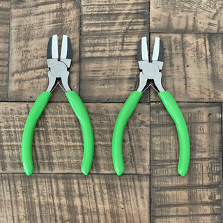 5.5 Inch Nylon Jewelry Pliers - Wire Wrapping Pliers - Flat Nose - Polishing