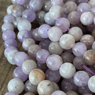 Lavender Jade Bead Strands - 4mm - 6mm - 8mm