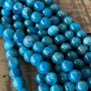 8mm Blue Apatite Bead Strands