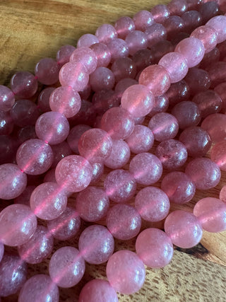 8mm Strawberry Quartz Bead Strand