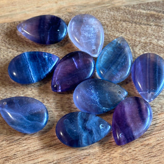 Gemstone Teardrop Pendants - Various Gemstones