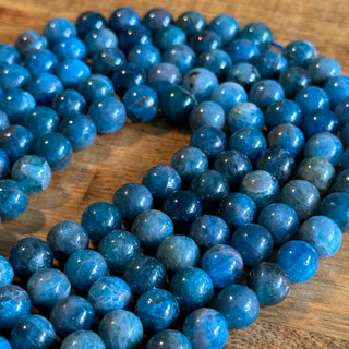 Blue Apatite Bead Strands - 6mm - 8mm