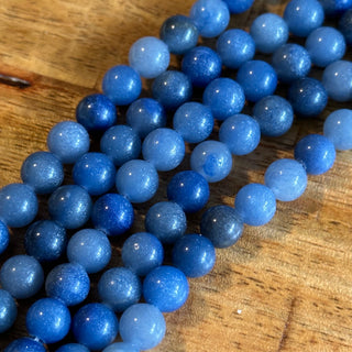 8mm Blue Aventurine Bead Strand