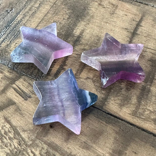 25mm Star Shaped Fluorite Cabochon