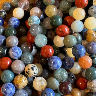 10mm Assorted Gemstone Bead Strands
