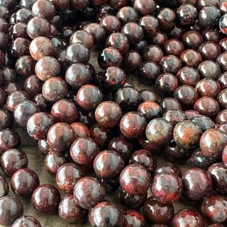 8mm Brecciated Jasper Bead Strands