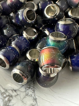 Galaxy mood beads - temperature color changing