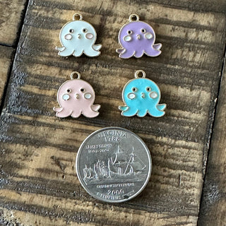 10pc Octopus Charms