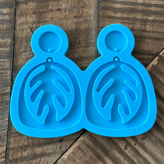 Leaf Dangle Earring Silicone Mold - Resin - Epoxy - Jewelry Making