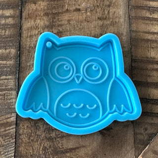 Owl Silicone Mold - Food Grade - Epoxy - Resin - Keychain mold