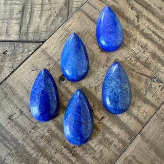 28x15mm Lapis Lazuli Teardrop Cabochon