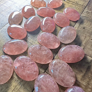 25x18mm Strawberry Quartz Cabochon